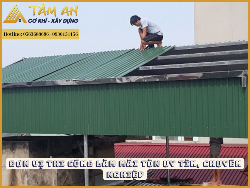 Đơn vị làm mái tôn