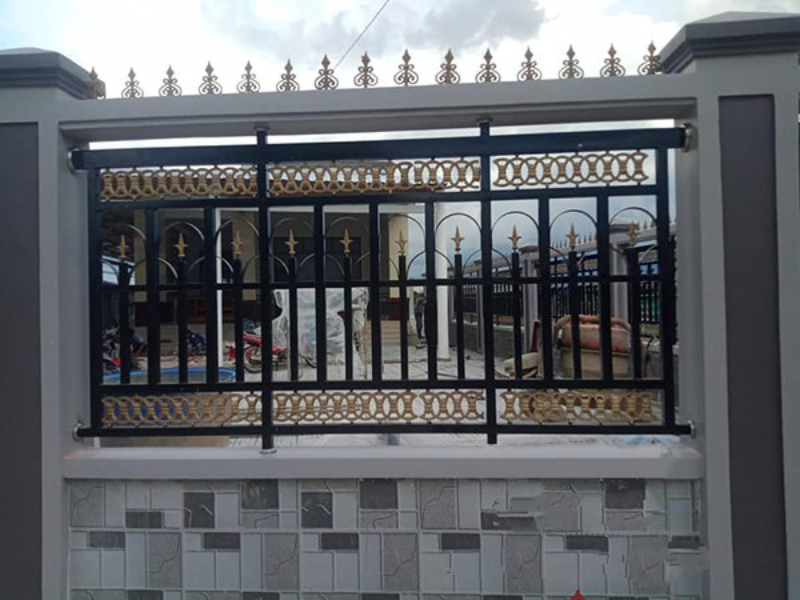 Hàng rào họa tiết thẩm mỹ