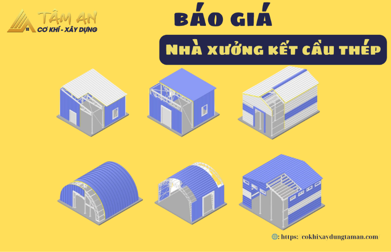 Báo giá nhà xưởng kết cấu thép thi công trọn gói mới nhất 2025