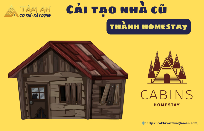 [2025] 4+ Kinh nghiệm cải tạo nhà cũ thành homestay sang trọng