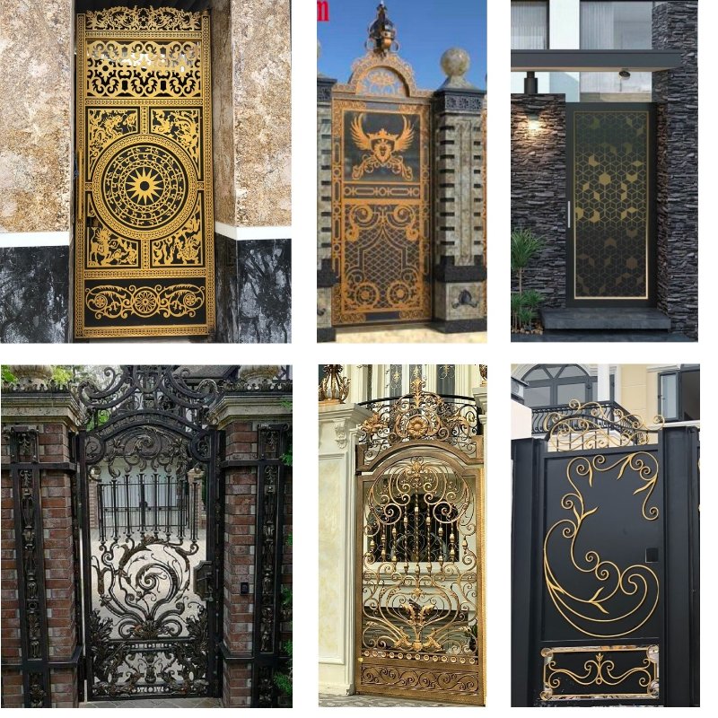 Các mẫu cửa sắt mỹ thuật 1 cánh đẹp, sang trọng