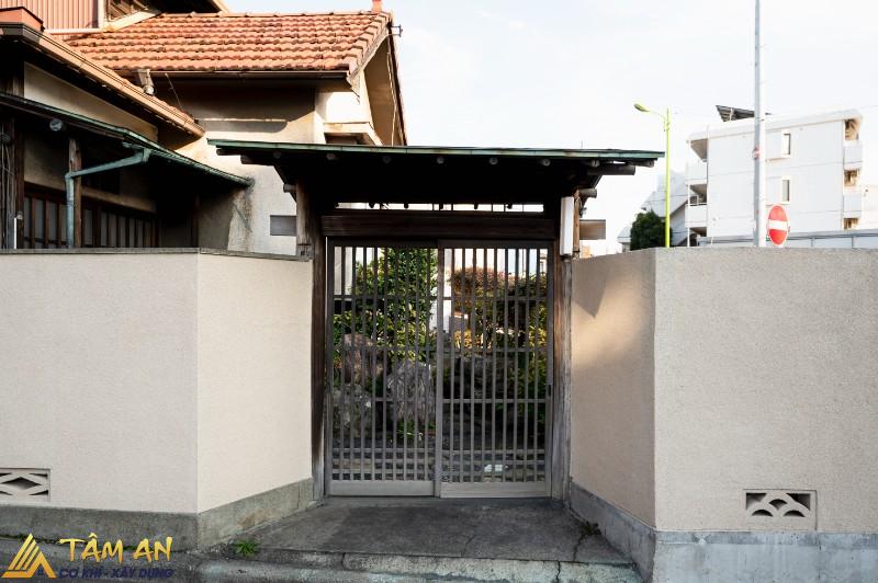Mẫu cổng sắt cho nông thôn