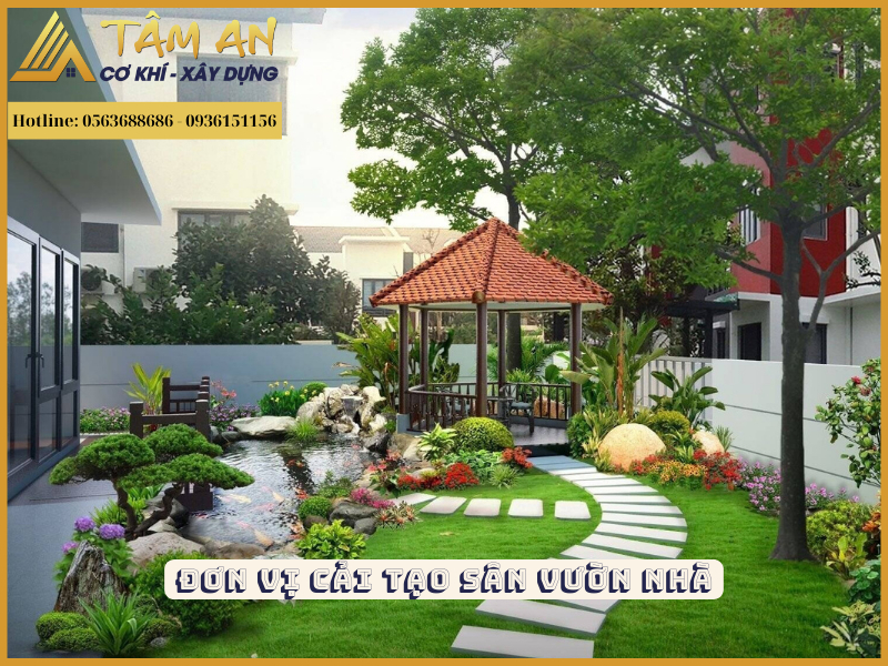 Đơn vị cải tạo sân vườn nhà uy tín