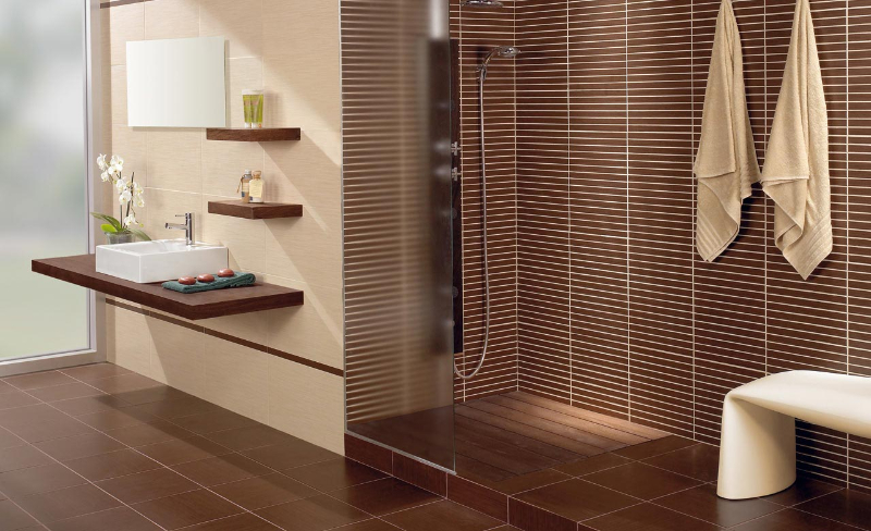 Màu sắc đồng nhất cho nhà vệ sinh