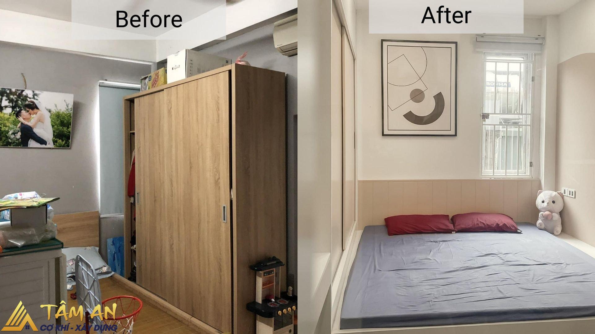 Mách bạn cách tính chi phí sửa nhà chính xác và tiết kiệm 8 Cải tạo phòng ngủ