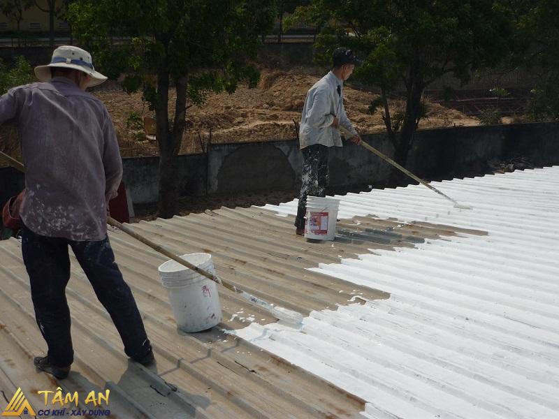 Sửa Chữa Mái Tôn Bị Dột Nhanh Chóng, Hiệu Quả Tại Nhà 10 Sơn chống thấm dột mái tôn