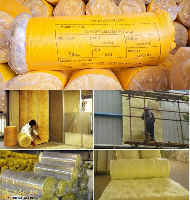 Bổng thủy tinh cách nhiệt trong thi công xây dựng