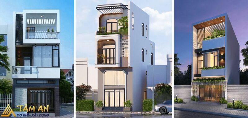 Mẫu cải tạo mặt tiền nhà đẹp, tiết kiệm chi phí 8 Cải tạo mặt tiền 3 tầng