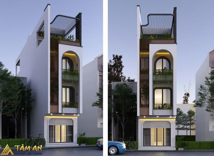 Mẫu cải tạo mặt tiền nhà đẹp, tiết kiệm chi phí 5 Mẫu cải tạo mặt tiền nhà phố hiện đại