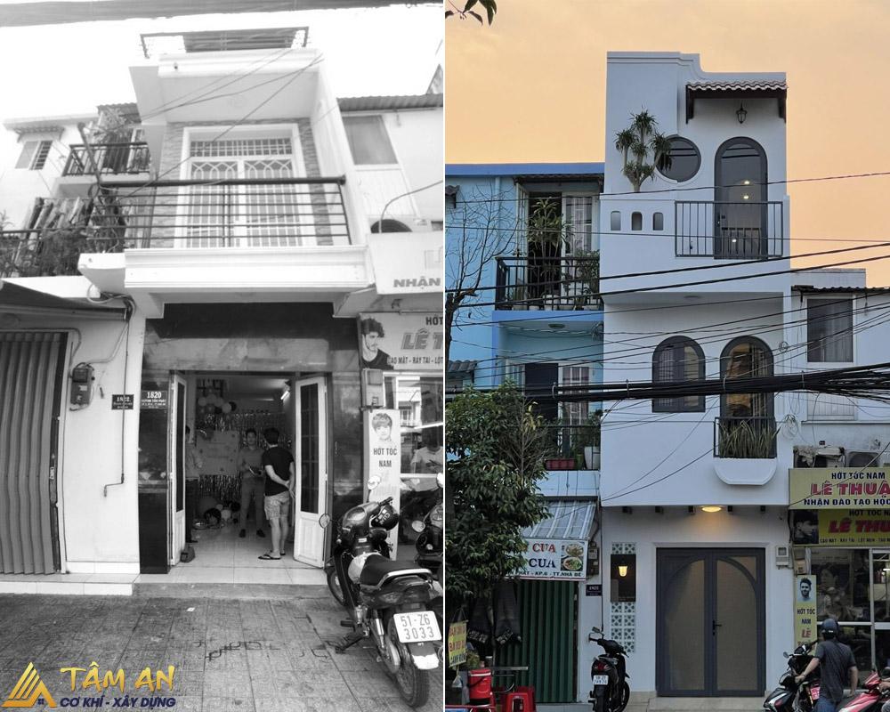 Mẫu cải tạo mặt tiền nhà đẹp, tiết kiệm chi phí 11 Quy trình cải tạo mặt tiền nhà phố