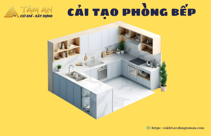 Bảng giá dịch vụ sửa chữa cải tạo phòng bếp đẹp như mới xây