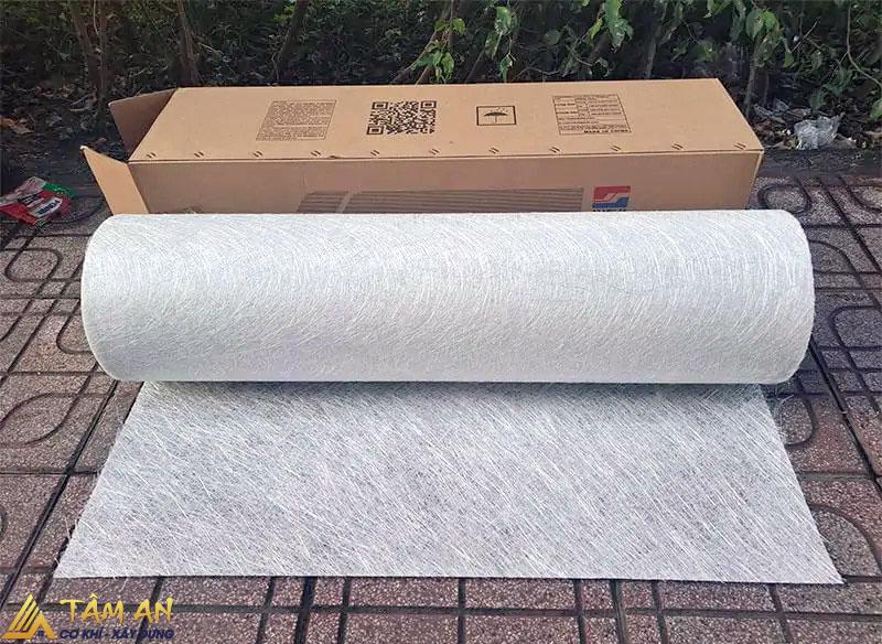 Mat sợi thủy tinh gia cố tường, mái