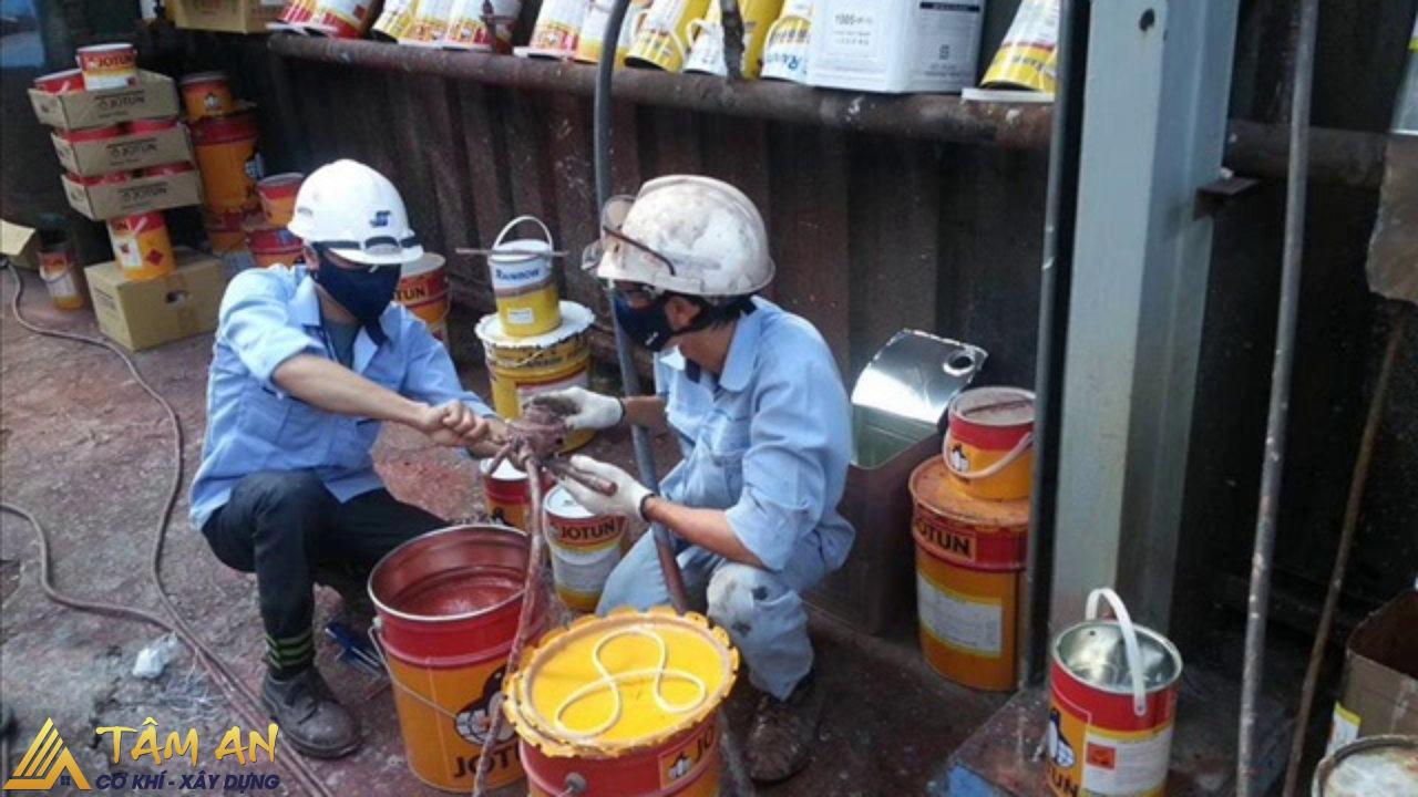 Sơn chống rỉ là gì? Phân biệt các loại sơn chống gỉ 6 Cách pha sơn chống rỉ