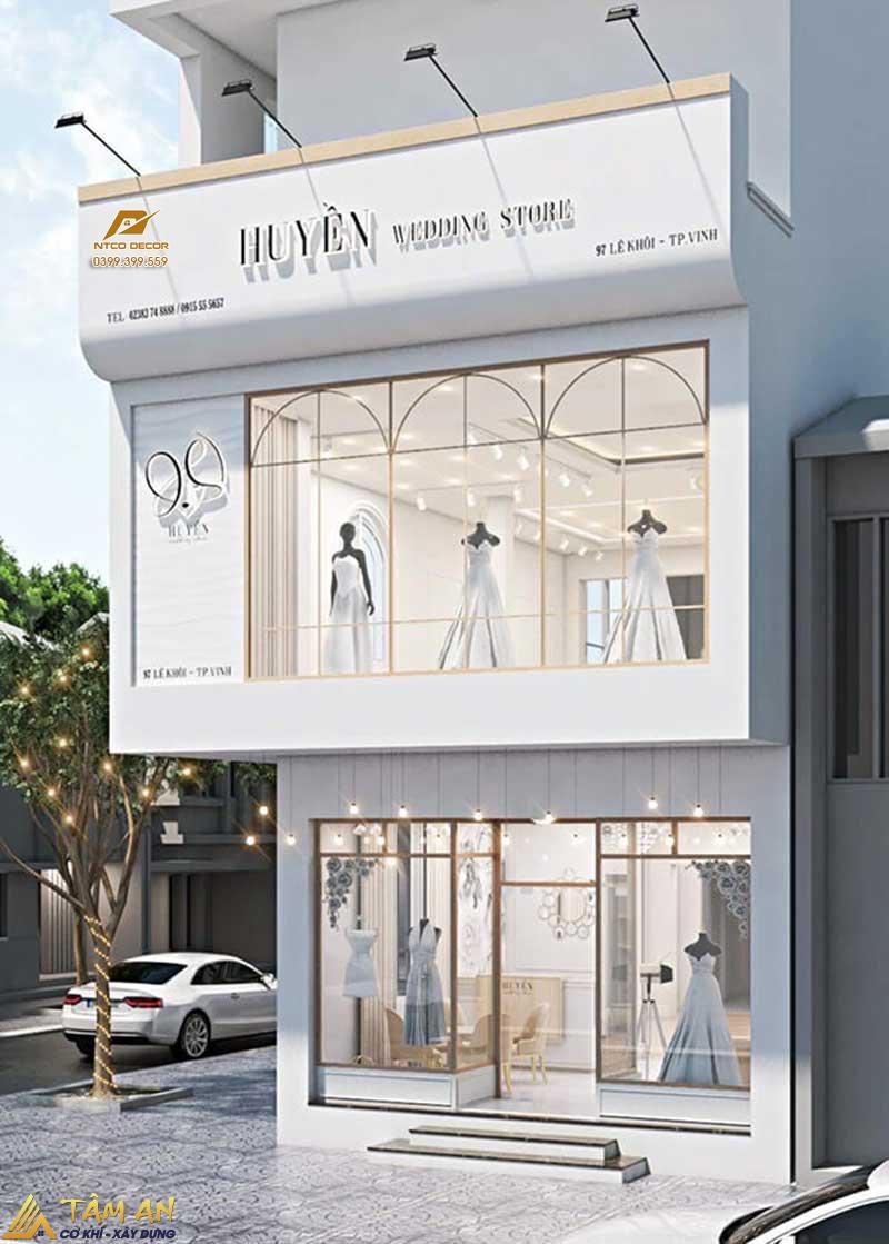 Mẫu cải tạo mặt tiền nhà đẹp, tiết kiệm chi phí 10 Cải tạo mặt tiền shop thời trang