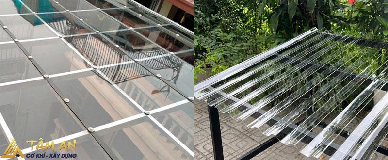 Các loại mái tôn thông dụng trên thị trường hiện nay 6 Tôn nhựa lấy sáng