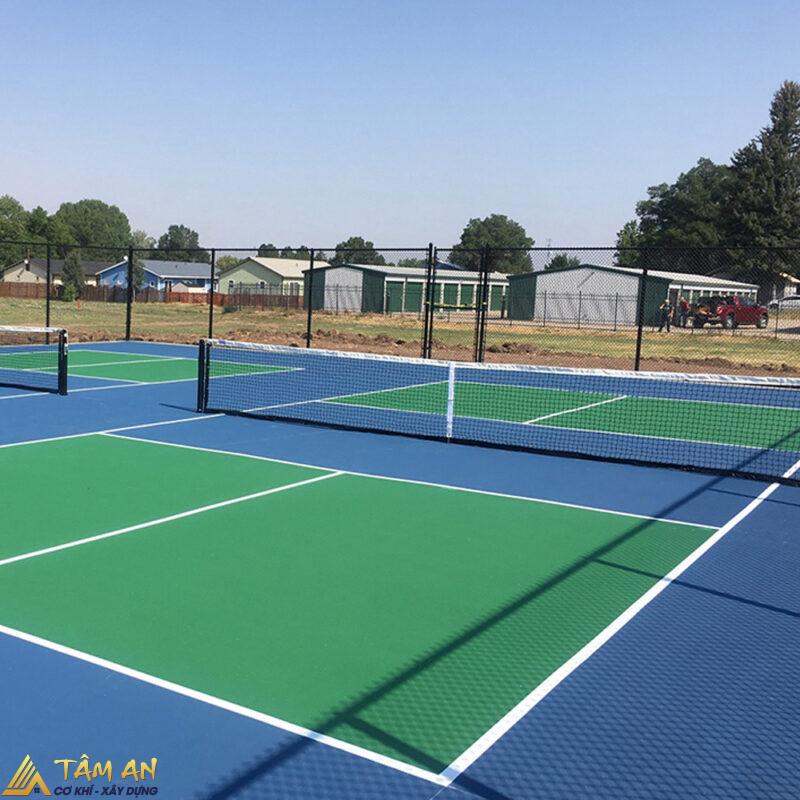 Các hạng mục thi công sửa chữa, cải tạo sân pickleball 10 Sân Pickleball Polyurethane