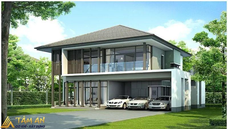 Tìm hiểu về kích thước nhà biệt thự? Các tiêu chuẩn khi thiết kế 7 Biệt thự diện tích trên 400m2