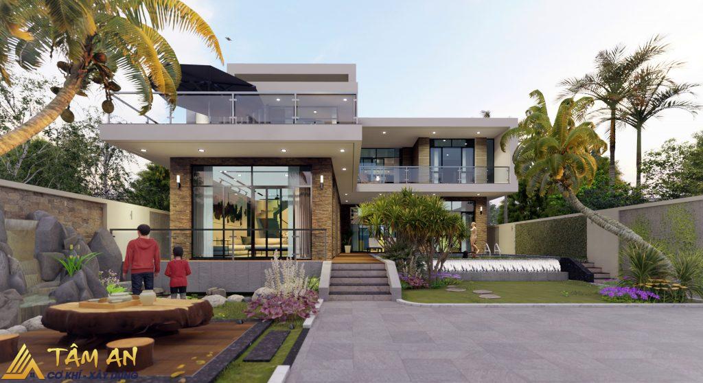 Tìm hiểu về kích thước nhà biệt thự? Các tiêu chuẩn khi thiết kế 11 Không gian mở, kết nối thiên nhiên