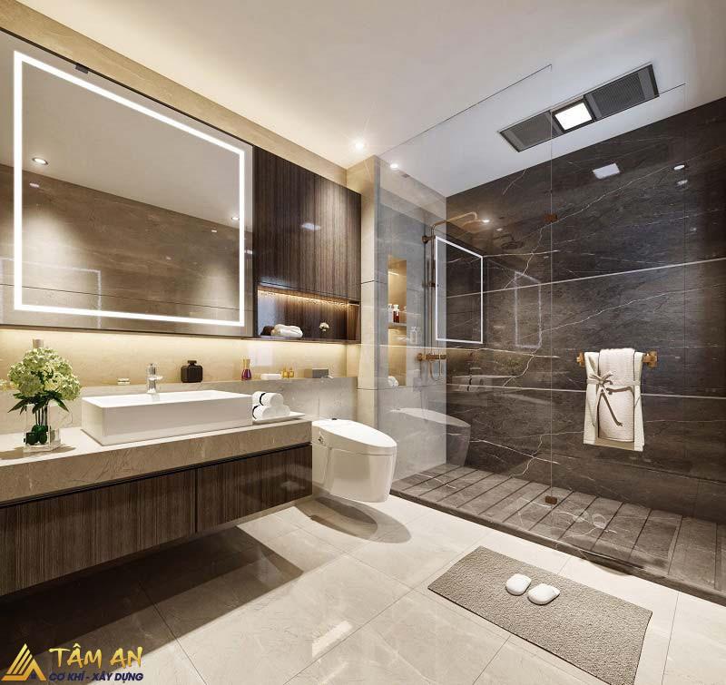 Kích thước, diện tích nhà vệ sinh - nhà tắm tiêu chuẩn 2025 6 Diện tích nhà vệ sinh lớn