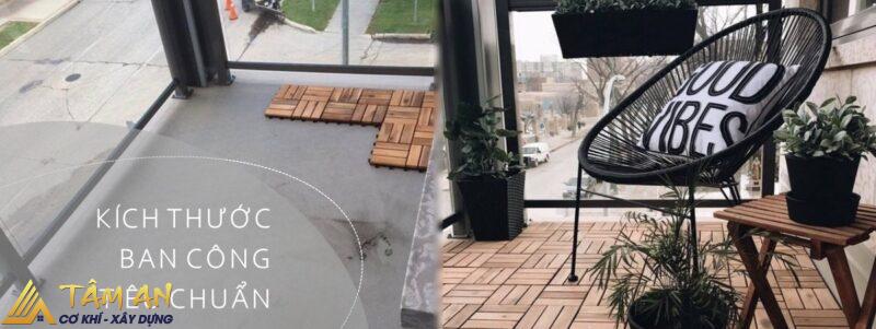 Kích thước nhà phố: Đừng xây nếu chưa đọc bài này! 7 Kích thước ban công nhà phố