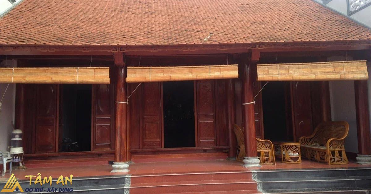 Kích thước nhà 3 gian Bắc Bộ đạt tiêu chuẩn 2 Vì sao nên chú ý đến kích thước nhà gỗ 3 gian Bắc Bộ?