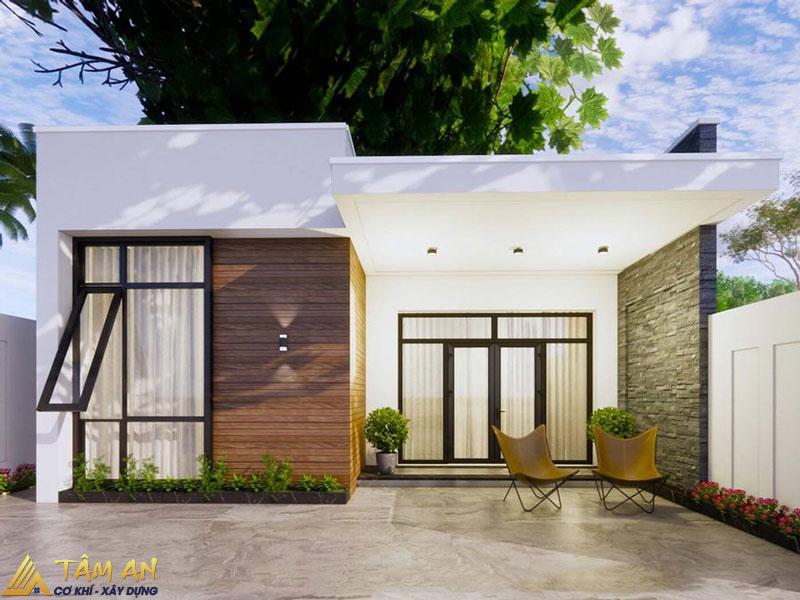 Thiết kế phù hợp với diện tích nhà cấp 4 2 phòng ngủ 3 Làm mái hiên để chống nóng nhà cấp 4
