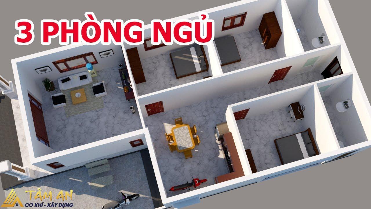 Diện tích nhà cấp 4 3 phòng ngủ: Bao nhiêu là đủ? 1 Vì sao nên chọn nhà cấp 4 3 phòng ngủ?