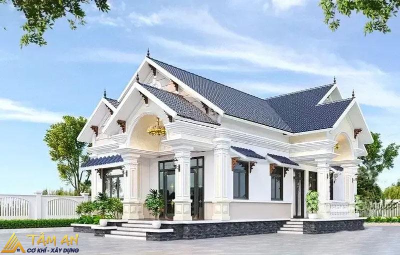 Diện tích nhà cấp 4 3 phòng ngủ: Bao nhiêu là đủ? 5 Nhà cấp 4 3 phòng ngủ mái Thái