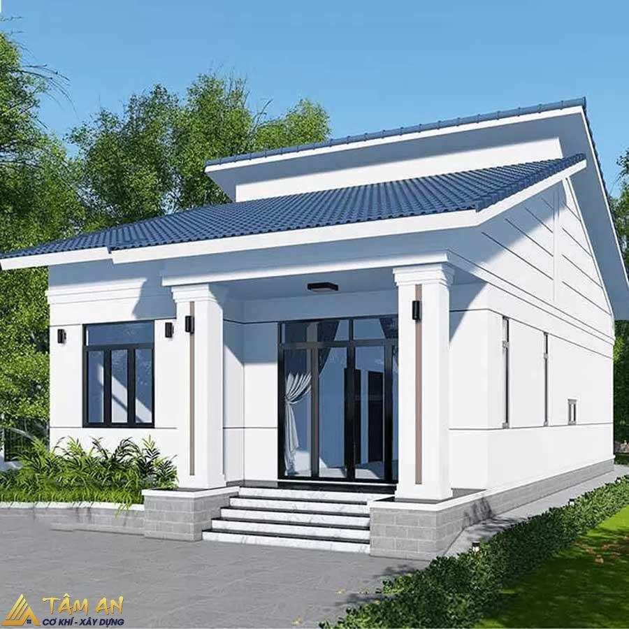 Các loại mái tôn thông dụng trên thị trường hiện nay 8 Nhà cấp 4 3 phòng ngủ mái tôn