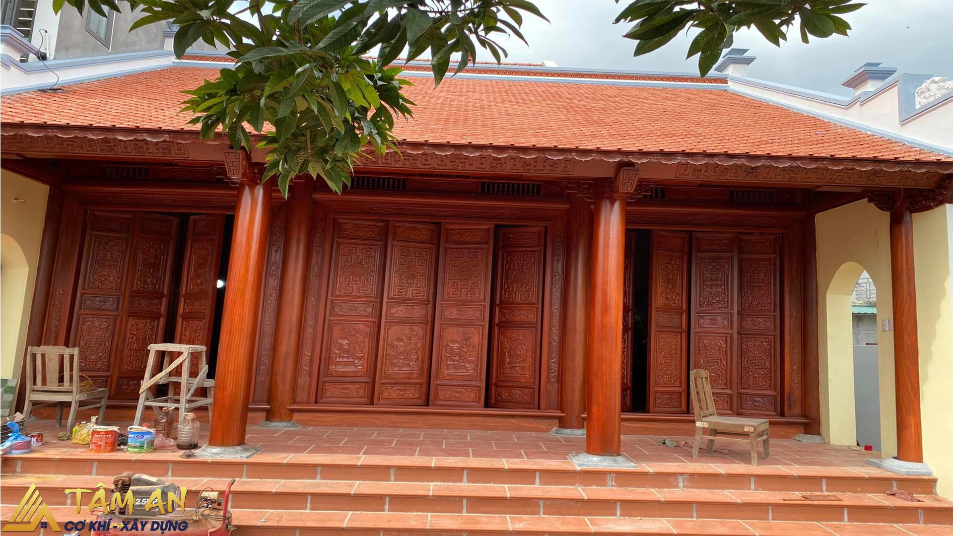 Kích thước nhà 3 gian Bắc Bộ đạt tiêu chuẩn 3 Kích thước nhà gỗ theo tiêu chuẩn mang đến sự thuận tiện cho sinh hoạt