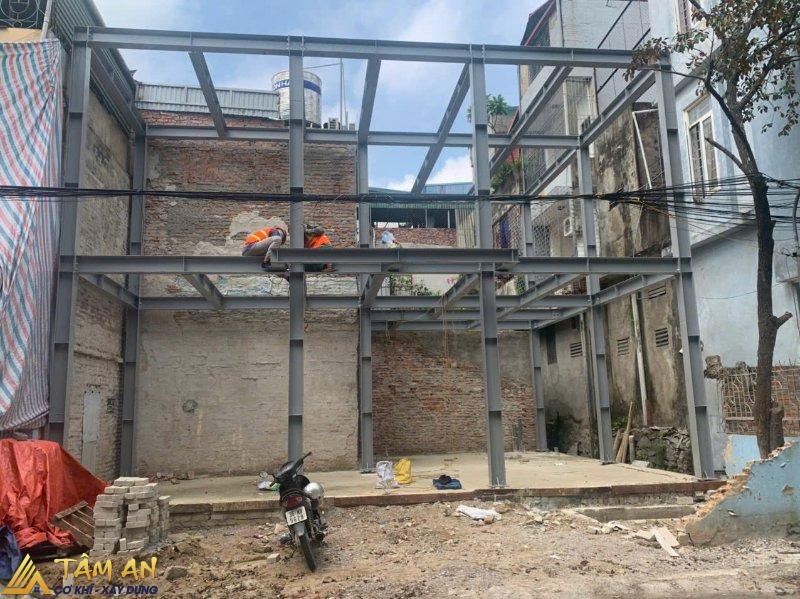Cấu tạo của nhà kết cấu thép 2 tầng