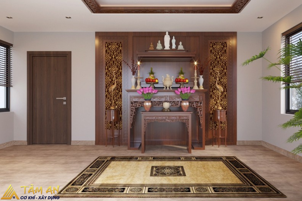 Diện tích nhà cấp 4 3 phòng ngủ: Bao nhiêu là đủ? 8 Bố trí phòng thờ hợp phong thủy