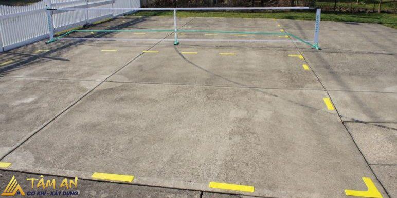 Các hạng mục thi công sửa chữa, cải tạo sân pickleball 11 Sân Pickleball bê tông