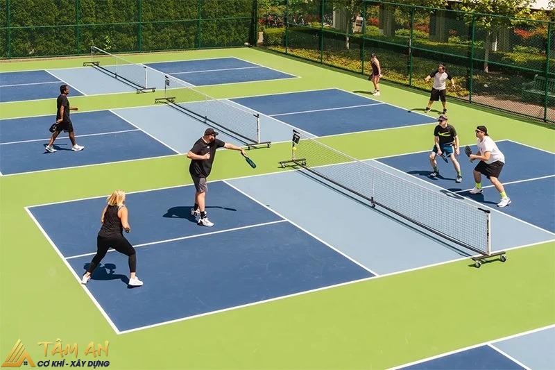 Các hạng mục thi công sửa chữa, cải tạo sân pickleball 2 Đảm bảo an toàn cho người chơi