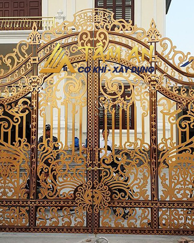 Cửa Sắt Mỹ Thuật 2 Cánh - CƠ KHÍ XÂY DỰNG TÂM AN