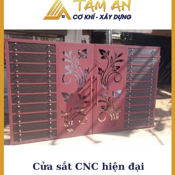 Cửa sắt CNC hiện đại