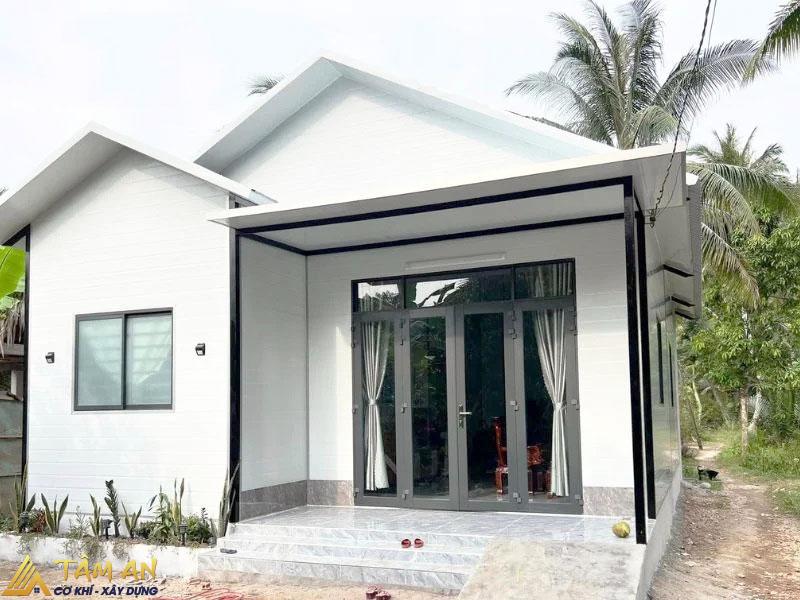 Đặc điểm nhà kết cấu khung thép và dự tính chi phí xây dựng 11 Nhà khung thép lắp ghép tấm panel