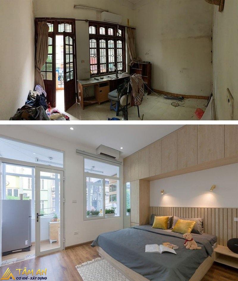10+ Ý tưởng cải tạo nhà đẹp, hiện đại, tối ưu không gian 3 Cải tạo phòng ngủ