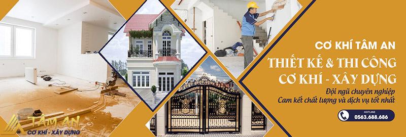 Mẫu cửa sắt 1 cánh phòng trọ đơn giản, bền đẹp, kín đáo 9 Tâm An là đơn vị chuyên thiết kế, thi công các mẫu cửa sắt uy tín