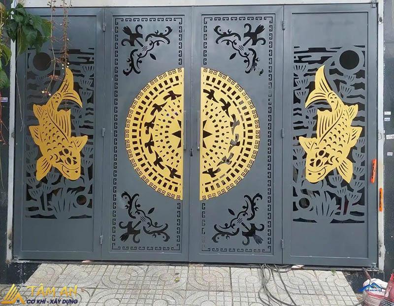 99+ Mẫu cửa sắt hộp 4 cánh đẹp, hiện đại, thịnh hành nhất 12 Thiết kế cửa sắt hộp 4 cánh với các họa tiết, hoa văn nghệ thuật độc đáo