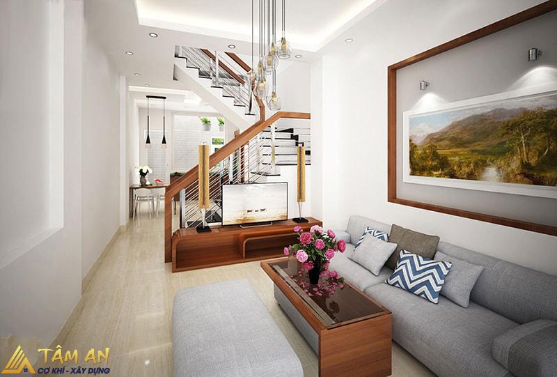 Với những căn nhà diện tích nhỏ thì thiết kế không gian mở là giải pháp tối ưu