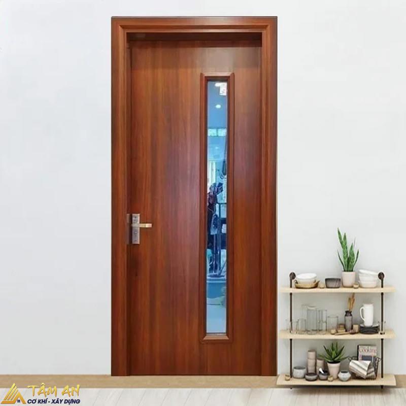 Cửa thép vân gỗ được ứng dụng để lắp đặt cho cửa thông phòng